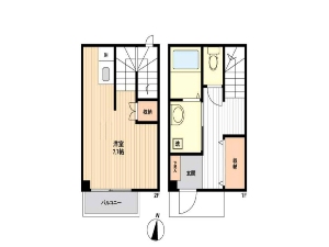 2棟一括売リアパート 船橋市夏見1丁目 間取図