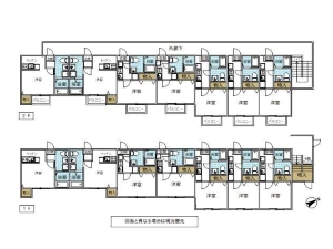 一棟売りアパート 船橋市海神6丁目 間取図