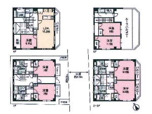 一棟売りマンション 船橋市宮本2丁目 間取図