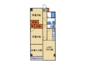 一棟売りマンション 船橋市芝山1丁目 間取図