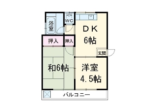 一棟売りアパート 船橋市飯山満町3丁目 間取図