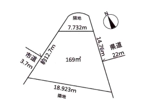 土地 船橋市海神5丁目 区画図