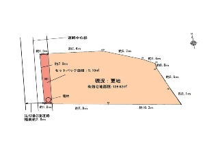 土地 船橋市宮本2丁目 区画図