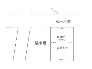 土地 船橋市飯山満町2丁目 区画図