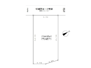 土地 船橋市夏見4丁目 区画図