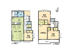 新築一戸建て 船橋市西習志野2丁目 間取図