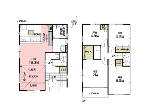 新築一戸建て 船橋市西習志野1丁目 間取図