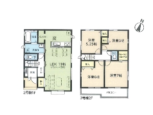 新築一戸建て 船橋市習志野台5丁目 間取図