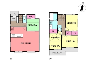 新築一戸建て 船橋市夏見2丁目 間取図