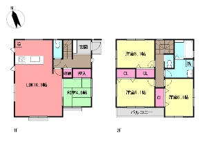 新築一戸建て 船橋市夏見6丁目 間取図