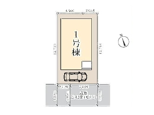 新築一戸建て 新築一戸建て 船橋市夏見4丁目 配置図