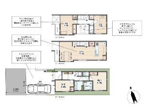 新築一戸建て 船橋市栄町1丁目 間取図