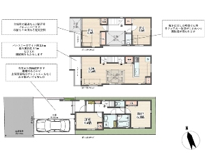 新築一戸建て 船橋市栄町1丁目 間取図