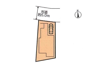 新築一戸建て 船橋市夏見5丁目 配置図