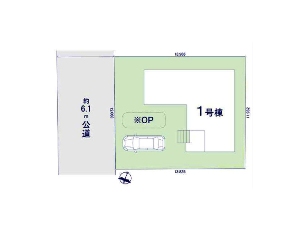 新築一戸建て 船橋市西習志野1丁目 配置図