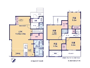 新築一戸建て 船橋市西習志野1丁目 間取図