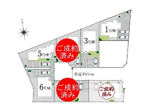 新築一戸建て 船橋市飯山満町1丁目 配置図