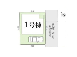 新築一戸建て 船橋市飯山満町3丁目 配置図