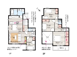 新築一戸建て 船橋市高根台6丁目 間取図