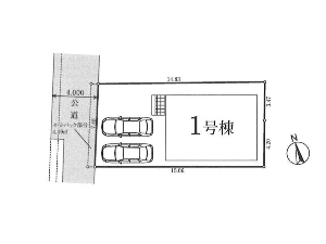 新築一戸建て 船橋市夏見台1丁目 配置図