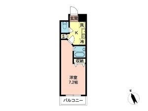 エスペランサK2 船橋 賃貸マンション 間取図