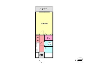 タケハイム船橋 船橋 賃貸マンション 間取図