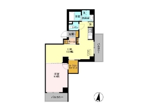 カーサフェリーチェ 船橋 賃貸マンション 間取図