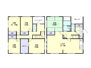 中古一戸建て 船橋市夏見台3丁目 間取図