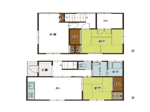 中古一戸建て 船橋市本町4丁目 間取図