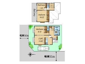 中古一戸建て 船橋市芝山7丁目 間取図