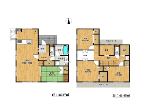 中古一戸建て 船橋市坪井東6丁目 間取図