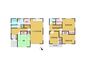 中古一戸建て 船橋市松が丘3丁目 間取図