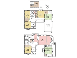 中古一戸建て 船橋市松が丘4丁目 間取図